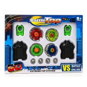 Jeu de Toupies Battle Top 4 Joueurs
